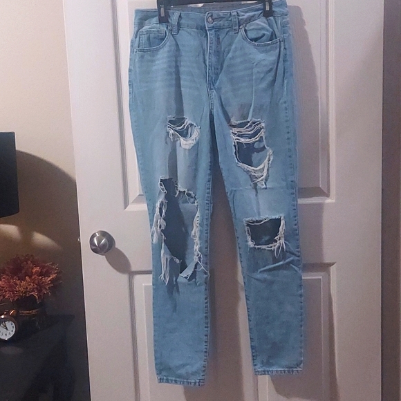 Rewash Distressed Skinny Jeans Size 30 - Picture 2 of 12